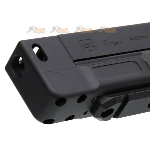 Compensator Stand Off Device for Marui / WE / KJ G17 (Gen 3) & Umarex G17 (Gen 4) Airsoft GBB (Black) - Image 4