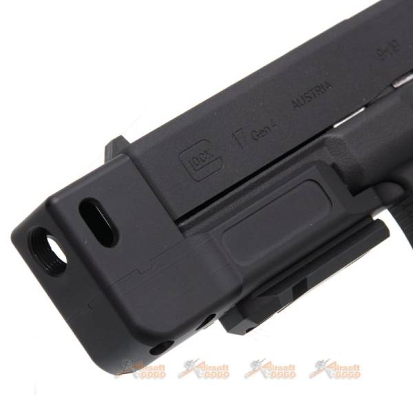 Compensator Stand Off Device for Marui / WE / KJ G17 (Gen 3) & Umarex G17 (Gen 4) Airsoft GBB (Black) - Image 5