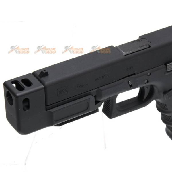 Compensator Stand Off Device for Marui / WE / KJ G17 (Gen 3) & Umarex G17 (Gen 4) Airsoft GBB (Black) - Image 8