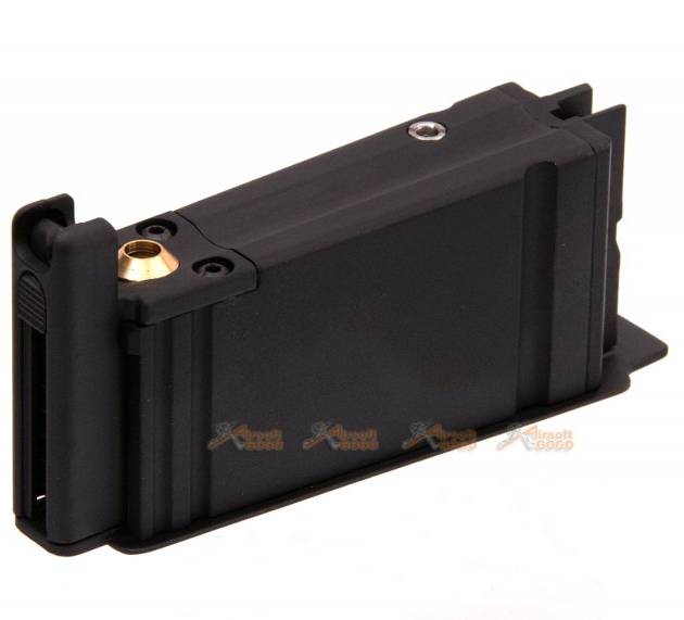 RGW Metal 11rds Gas Magazine for Airsoft Tanaka/PPS Kar 98k GBBR (Black)