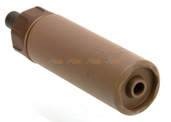 SOCOM 46 Style Mini Dummy Silencer with -12mm CCW Flash Hider for Marui MP7 GBB (DE) - Image 3