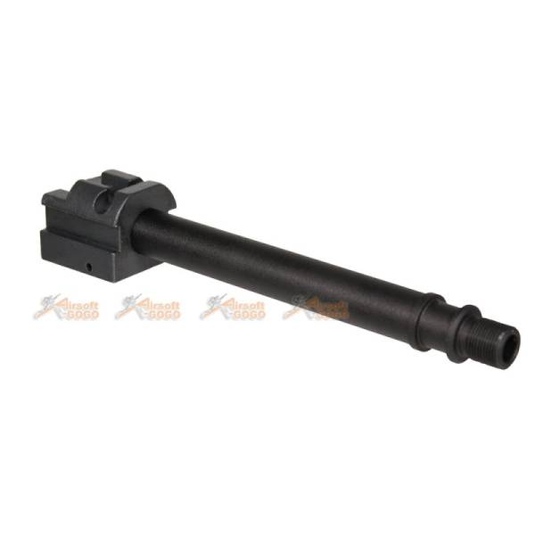 Mock Silencer & Aluminium Threaded Outer Barrel Set for H&K UMP UMG Series Airsoft AEG (Black) - Image 4