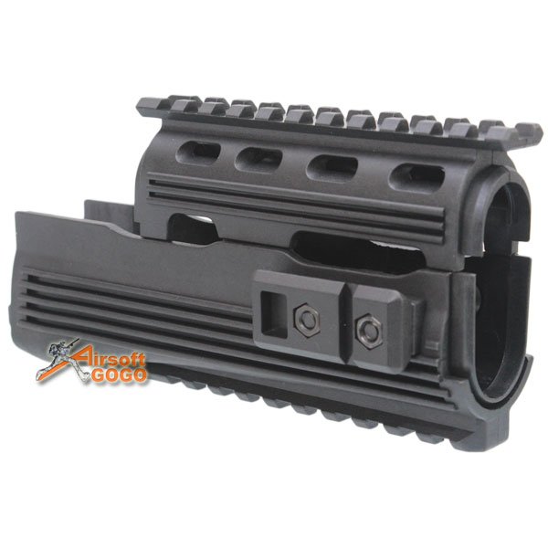 APS AK74 Type Tactical Railed Handguard for APS ASK 201 202 204P 208 AEG (Black)