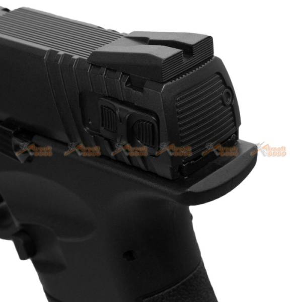 APS Shark Full Auto Metal Slide Co2 GBB Pistol (Black) - Image 6