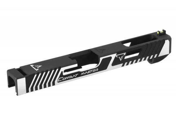 APS EMG/TTi Combat Master G34 Slide Kit w/Barrel in Silver  For Umarex / VFC G17 Gen4 GBB - Image 3