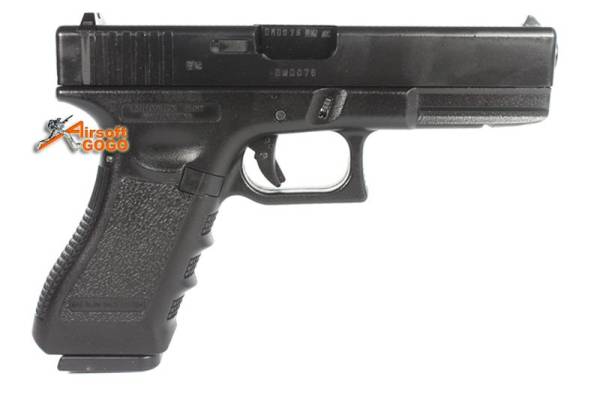 ARMY R17 (GLOCK 17) Railed METAL GBB Pistol Black - Image 2