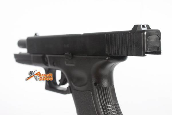 ARMY R17 (GLOCK 17) Railed METAL GBB Pistol Black - Image 5