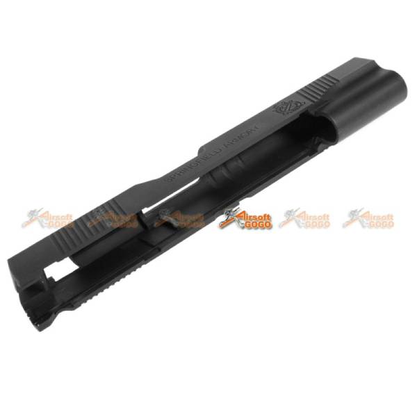 Army Force Metal Slide for Army R27 GBB (With Marking, Black) - Image 3