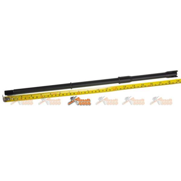 19 Inch -14mm CCW Outer Barrel for Army R85 Airsoft AEG (Black) - Image 2