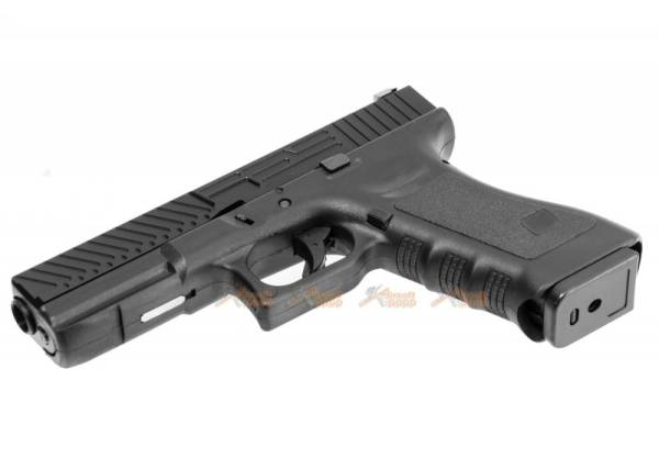 Army Alloy Slide R17-2 G17 GBB Pistol (Black) - Image 5