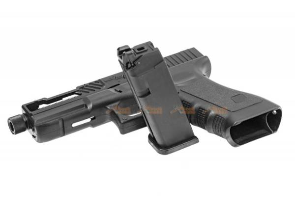 Army Alloy Slide R17-4 G17 GBB Pistol (Black) - Image 3