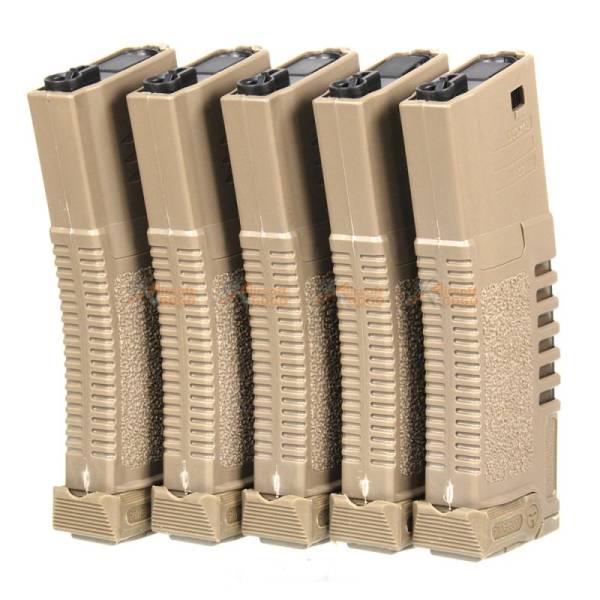 ARES 300rds Hi-Capa Magazine for ARES Amoeba M4/ M16 Series Airsoft AEG (DE, 5 pcs) - Image 4