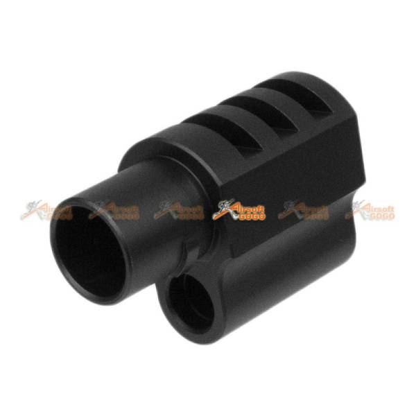 Punisher Compensator for Marui 1911 Airsoft GBB (Style 1) - Black - Image 2