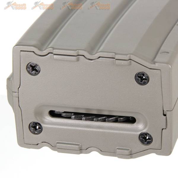 Metal 900rds Hi-Capa Magazine for Ares M4/M16 AEG Series (Grey) - Image 4