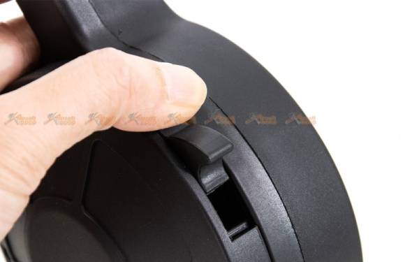 ARES 1300rds Drum Magazine for ARES M45 Airsoft AEG (Black) - Image 4