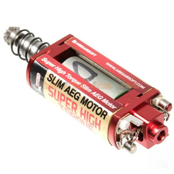 Super High Torque Slim AEG Long Shaft Motor with Grip for M4 Airsoft AEG (Black) - Image 4