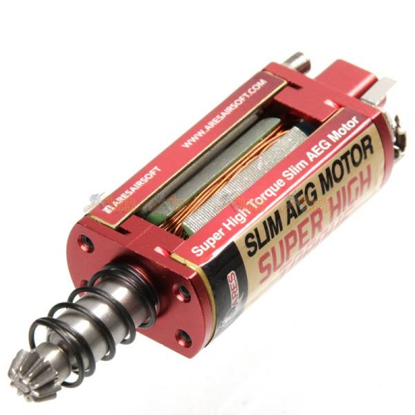 Super High Torque Slim AEG Long Shaft Motor with Grip for M4 Airsoft AEG (Black) - Image 5