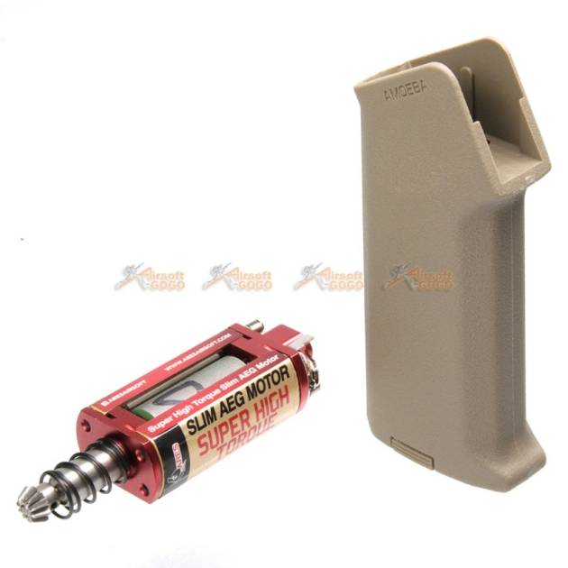 Super High Torque Slim AEG Motor with Grip for AK Airsoft AEG (DE)