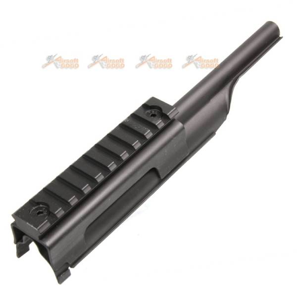 Top Cover with Rail System for ARES L1A1 AEG Series (Black) - Image 4