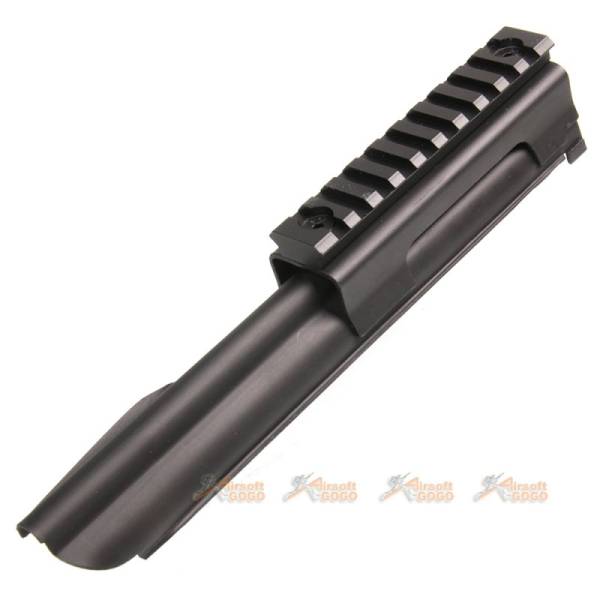 Top Cover with Rail System for ARES L1A1 AEG Series (Black) - Image 3