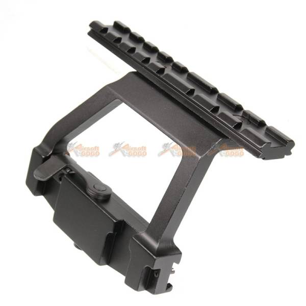 Side Scope Mount Rail for ARES VZ58 AEG (Black) - Image 2