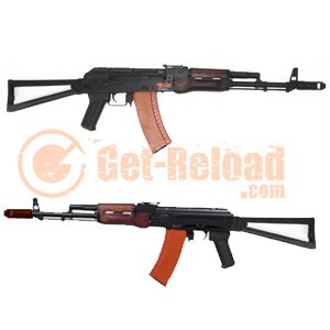APS AK74 Real Wood & Side Folding Stock EBB Rifle (ASK204)