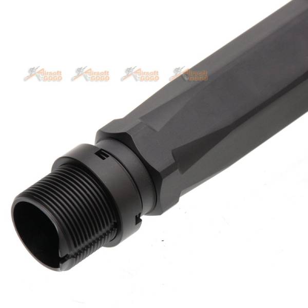 Airsoft Surgeon B5 Aluminm Stock with Stock Tube for WA / G&P M4 GBB  (Black) - Image 4