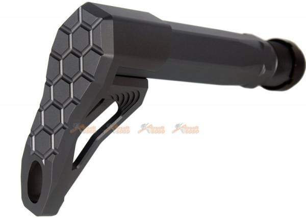 Airsoft Surgeon B5 Aluminm Stock with Stock Tube for WA / G&P M4 GBB (Grey) - Image 3
