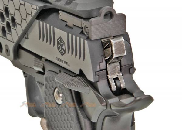 AW Custom HX2401 .38 Supercomp Race GBB Pistol (Black/Silver) - Image 10