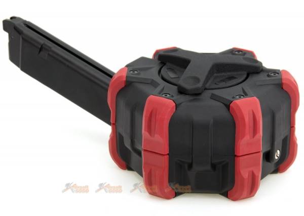 ArmoreWorks VX Glock 350rds Adaptive Drum Magazine for Marui WE AW VX G17 G18c G19 G23 G26 G34 GBB - Image 3