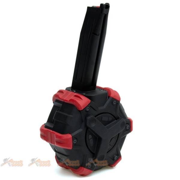 AW Custom We-tech GBB 350rds Drum Magazine for Tokyo Marui / WE-Tech / AW Hi-Capa - Image 2