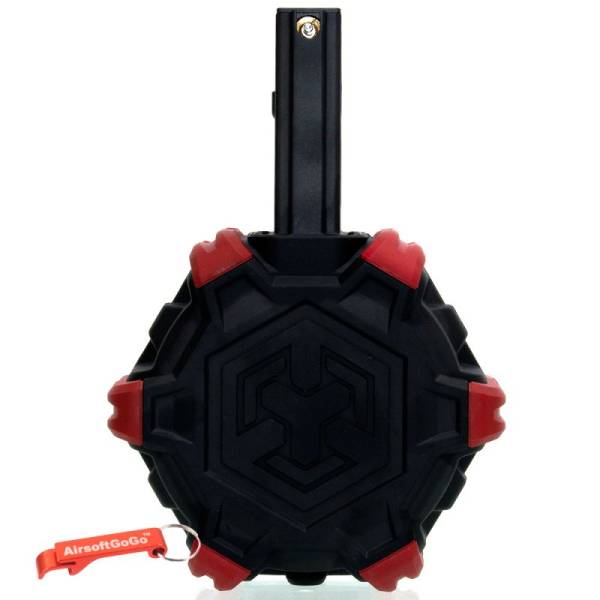 AW Custom GBB 400rds Drum Magazine for WE Open Bolt GBB M4 / M16 Series - Image 2