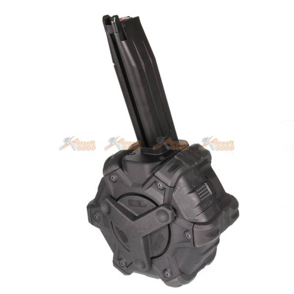 350rds Gas Drum Magazine for Tokyo Marui / WE-Tech / AW Hi-Capa Airsoft GBB - Image 3