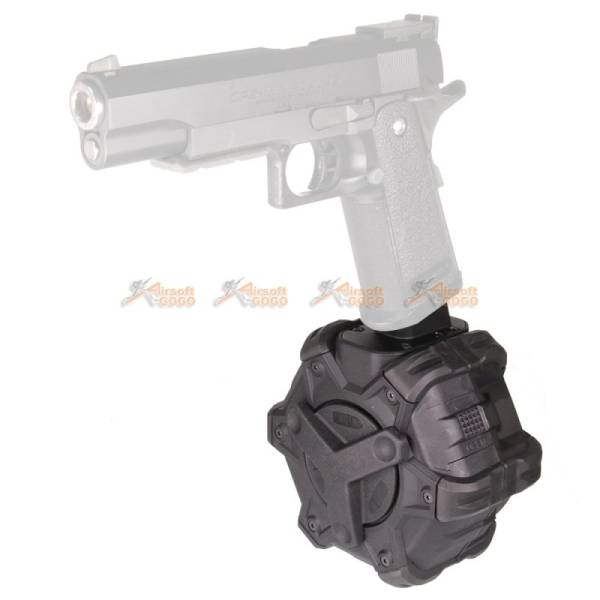 350rds Gas Drum Magazine for Tokyo Marui / WE-Tech / AW Hi-Capa Airsoft GBB - Image 5
