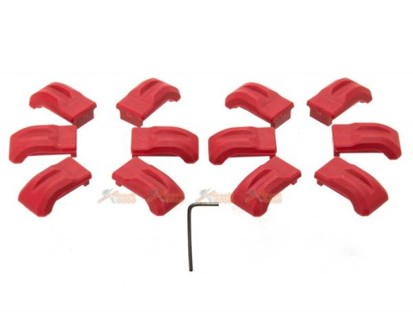 AW Custom Shockproof Pads for Adaptive Drum Magazine (Red)