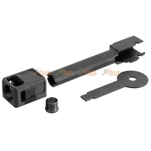 Armorer works VX Series Compensator with Outer Barrel Kit (Stranded / MOD 2) for AW VX7 & Blu series / WE G17, G18C Series - Image 4