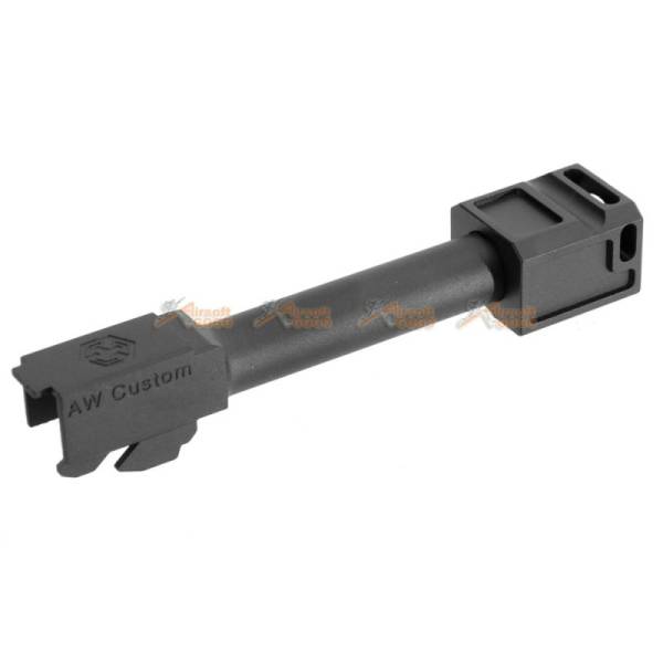 Armorer works VX Series Compensator with Outer Barrel Kit (Compact / MOD 1) for AW VX9 & Blu series / WE G17, G18C Series - Image 2