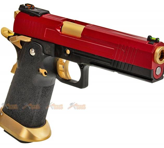 Armorer Works HX1004 Hi-Speed HI-Capa 5.1 GBB Pistol (Red)