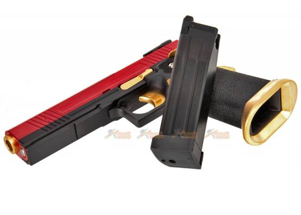 Armorer Works HX1004 Hi-Speed HI-Capa 5.1 GBB Pistol (Red) - Image 3