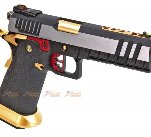 ARMORER WORKS HI-Capa 5.1 Hybrid Gas GBB Pistol (Silver / Gold)