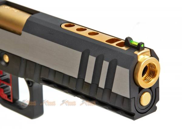 ARMORER WORKS HI-Capa 5.1 Hybrid Gas GBB Pistol (Silver / Gold) - Image 7