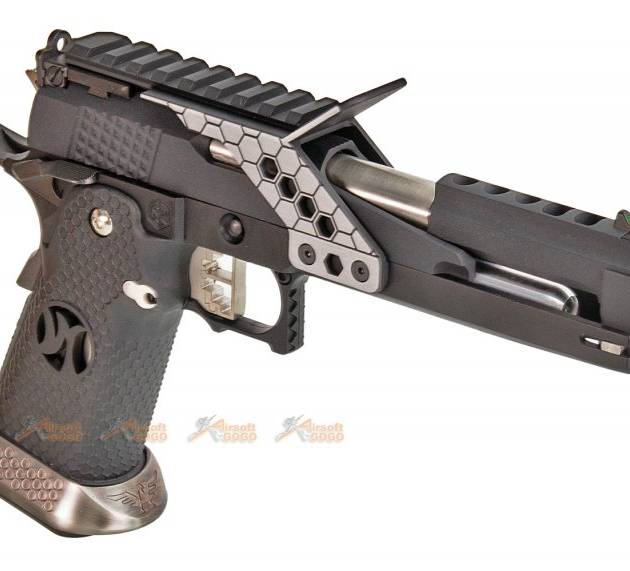 Armorer Works 6 Inch HX2202 HI-Capa 5.1 GBB Pistol with Scope Mount (Black)