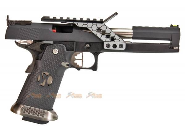 Armorer Works 6 Inch HX2202 HI-Capa 5.1 GBB Pistol with Scope Mount (Black) - Image 10