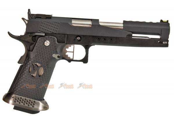 Armorer Works 6 Inch HX2202 HI-Capa 5.1 GBB Pistol with Scope Mount (Black) - Image 2