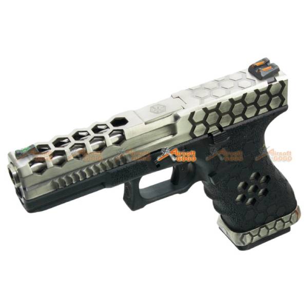 Armorer Works Hex Cut Signature G17 GBB Pistol (2-Tone) - Image 6