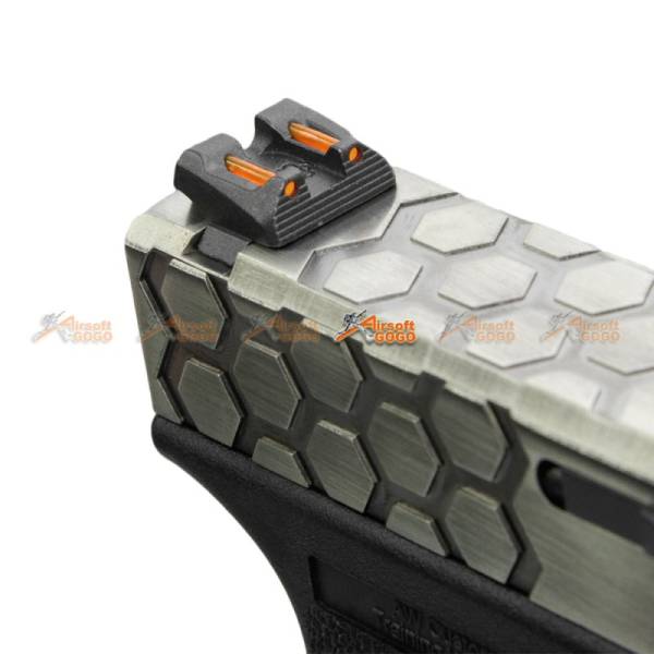 Armorer Works Hex Cut Signature G17 GBB Pistol (2-Tone) - Image 7