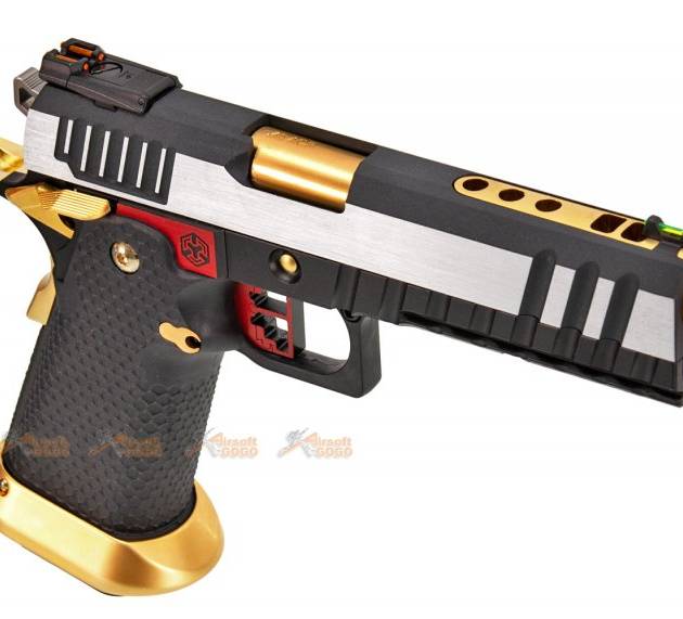 AW Custom HX2031 Hi-CAPA Gas Blowback Airsoft Pistol (Semi, Full-Auto Capable)