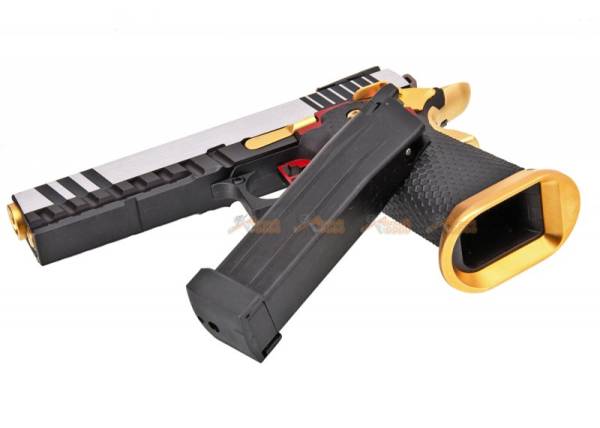 AW Custom HX2031 Hi-CAPA Gas Blowback Airsoft Pistol (Semi, Full-Auto Capable) - Image 8