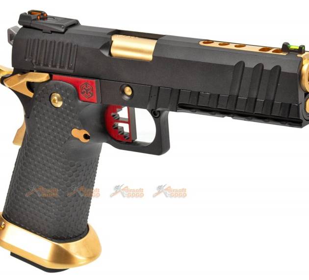 AW Custom HX2032 Hi-CAPA Gas Blowback Airsoft Pistol (Semi, Full-Auto Capable)