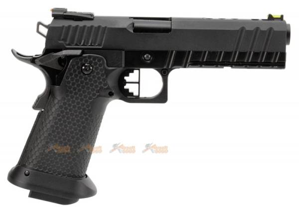 AW Custom HX2033 Hi-CAPA Gas Blowback Airsoft Pistol (Semi, Full-Auto Capable) - Black - Image 8